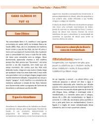 Caso Clínico - Álcool e Sistema nervoso central