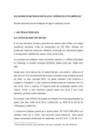 Técnicas de Soldagem de Materiais: Metálicos, Cerâmicos e Polímeros