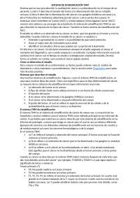 El Sistema TNM en la Clasificación de Cánceres: Tamaño, Diseminación y Tipos