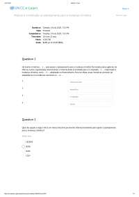 Curso Online Introdutório Sobre Mudança Climática quiz 6