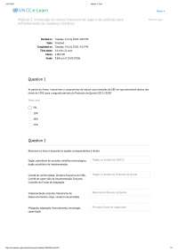 Curso Online Introdutório Sobre Mudança Climática quiz 2
