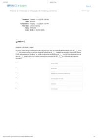 Curso Online Introdutório Sobre Mudança Climática quiz 4