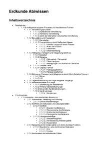 Grundwissen für das Erdkunde Abitur
