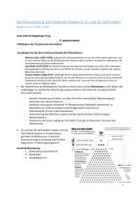 Lernzettel für das Geschichte Abitur Schleswig-Holstein