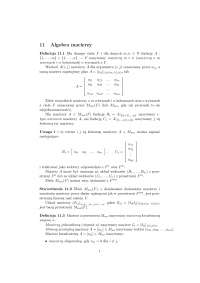 Algebra macierzy: Definicje, działania i własności