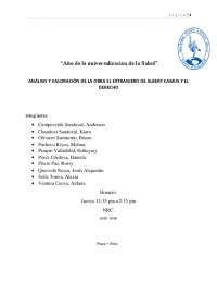 analisis y argumento de la obra