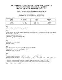 Lista de Exercícios sobre Corrosão de materiais