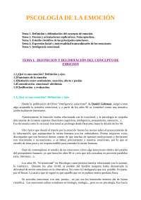 Apuntes emoción UPSA segundo de carrera