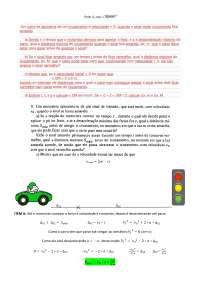 Exercícios de Cinemática: Movimento Uniforme e Movimento Uniformemente Variado