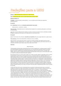 Exemplos de redações para o vestibular da UERJ