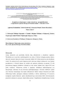 Kompleksowa fizjoterapia w astmie oskrzelowej - przegląd literatury