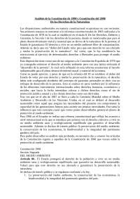 Medio Ambiente sobre un análisis jurídico