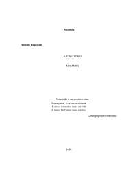 Miranda Antonio Fogazzaro Dispense di Letteratura Italiana Docsity