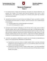 Taller HERENCIA POLIGENICA