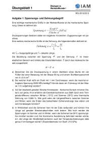 Übung Werkstoffkunde I KIT WS 12/13 - Blatt 1