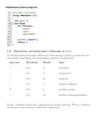 Programowanie w C++ - teoria - wprowadzenie