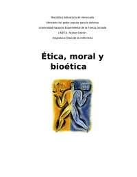 Etica de la enfermería