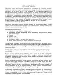 Artroskopia barku - charakterystyka operacji