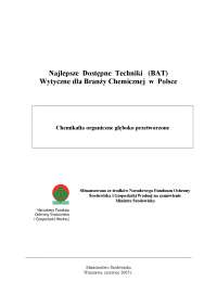 Chemikalia organiczne głęboko przetworzone