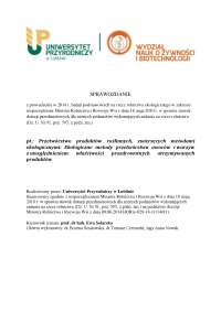 Przetwórstwo produktów roślinnych i zwierzęcych metodami ekologicznymi