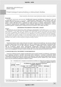 Polski transport samochodowy w łańcuchach dostaw