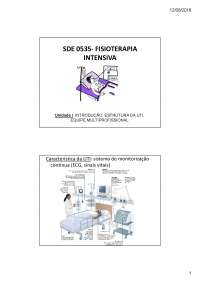 Atuação do Fisioterapeuta na UTI