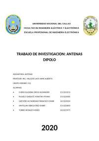 Analisis completo de antenas dipolo