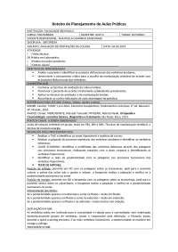 Roteiro de Prática de avaliação e tratamento da coluna