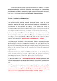 Resumo da Imunidade Mediada pelas Células T: Reconhecimento de Antígenos e Coestimulação