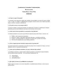 Fundamentos Economía Empresa