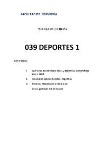 Folleto de Deportes 1 USAC