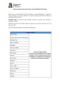 Regulamento de Descontos em Inscrições no ENEM 2020 da Universidade Católica do Salvador