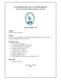 INFORME SOBRE INVESTIGACIONES CIENTÍFICAS Y PSEUDOCIENTÍFICAS ACERCA DEL COVID-19EN EL PERÚ