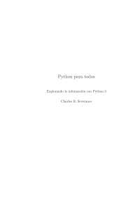 Python learn por el dr chuck - Docsity