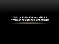 Evolução microbiana- vírus