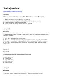 CCNA questions - 2020