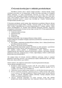 Ćwiczenia korekcyjne w oddziale przedszkolnym