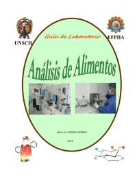 guia de analisis de alimento