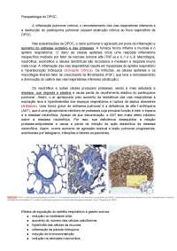 fisiopatologia da doença pulmonar obstrutiva crônica