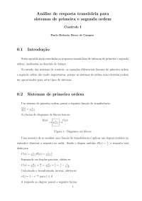 Sistema de primeira e segunda ordem