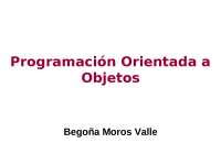 poo PROGRAMACION OBJETOS