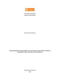 Desapropriação e o Direito Econômico