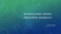 Wyzanacznie granic obszarów morskich