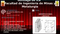 DEFECTOS LINEALES DE ESTRACTURAS CRISTALINAS