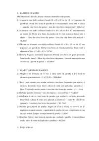Exemplo de memorial descritivo de obra - Docsity