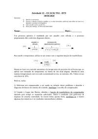 Atividade 22 – ECAC02 T02 - RTE: Controle Automático de Temperatura em Processo Químico