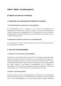 Zusammenfassung Manual Allg. Verwaltungsrecht Häfelin / Müller