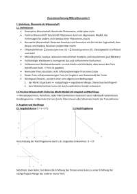 Zusammenfassung Mikroökonomie 1