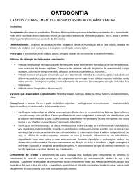 Resumo de ortodontia
