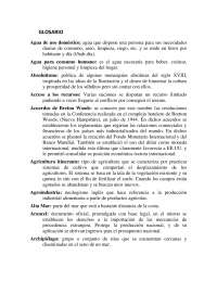 Glosario Geopolítica